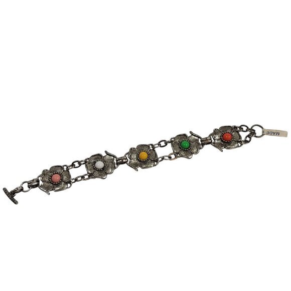 Vintage Italian Bracelet Floral - Picture 1 of 9